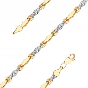 Золотой браслет плетение Фантазийное МАГНАТ МА 023119 МА 023119 фото